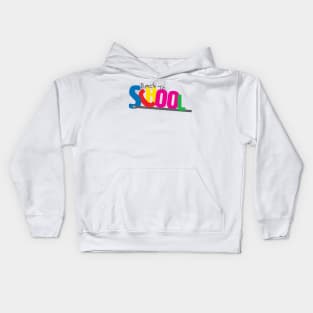Back to School text and Pencil Kids Hoodie